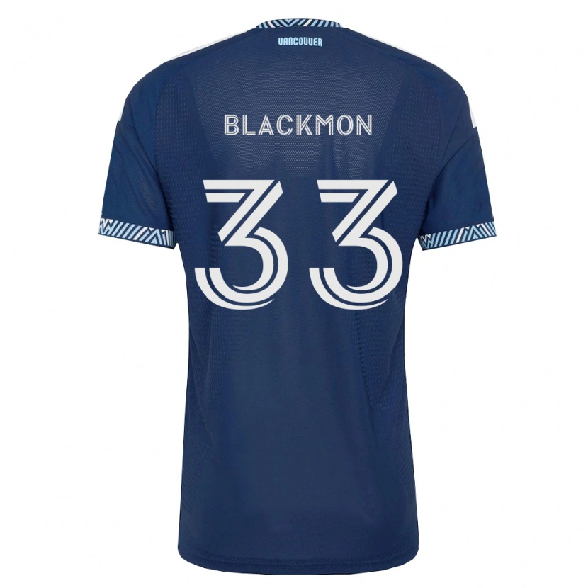 Danxen Barn Tristan Blackmon #33 Dyp Blå Hvit Bortetrøye Drakt Trøye 2026/27 Skjorter T-Skjorte