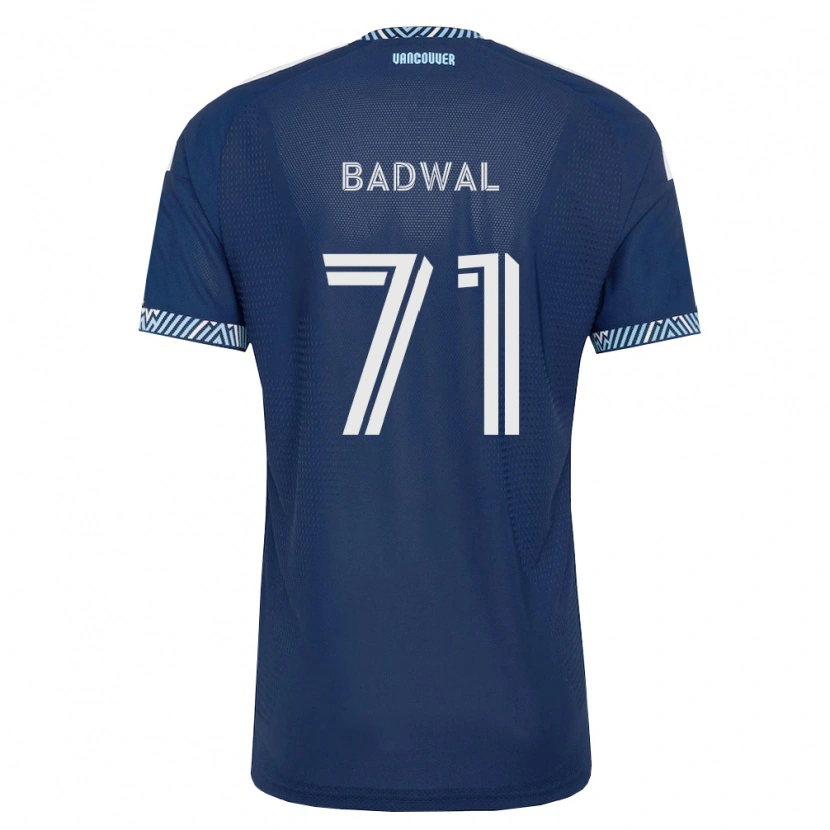 Danxen Barn Manav Badwal #71 Dyp Blå Hvit Bortetrøye Drakt Trøye 2026/27 Skjorter T-Skjorte