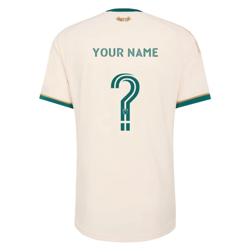 Danxen Barn Navnet Ditt #0 Champagne Grønn Bortetrøye Drakt Trøye 2026/27 Skjorter T-Skjorte