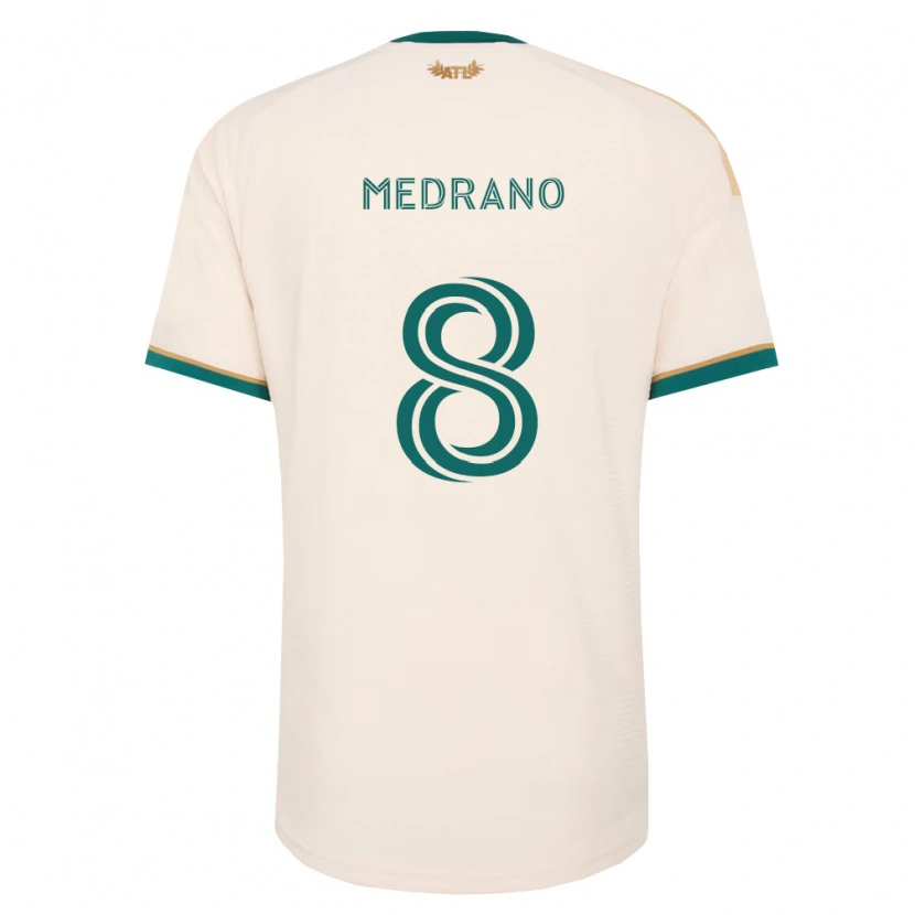 Danxen Barn Keven Medrano #8 Champagne Grønn Bortetrøye Drakt Trøye 2026/27 Skjorter T-Skjorte