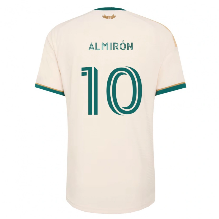 Danxen Barn Miguel Almirón #10 Champagne Grønn Bortetrøye Drakt Trøye 2026/27 Skjorter T-Skjorte