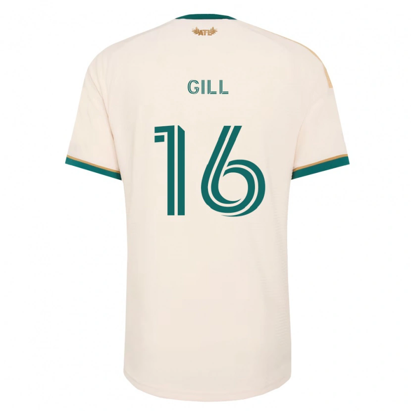Danxen Barn Adrian Gill #16 Champagne Grønn Bortetrøye Drakt Trøye 2026/27 Skjorter T-Skjorte