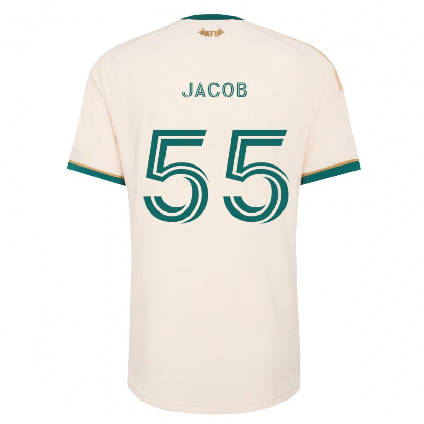 Danxen Barn Tomás Jacob #55 Champagne Grønn Bortetrøye Drakt Trøye 2026/27 Skjorter T-Skjorte