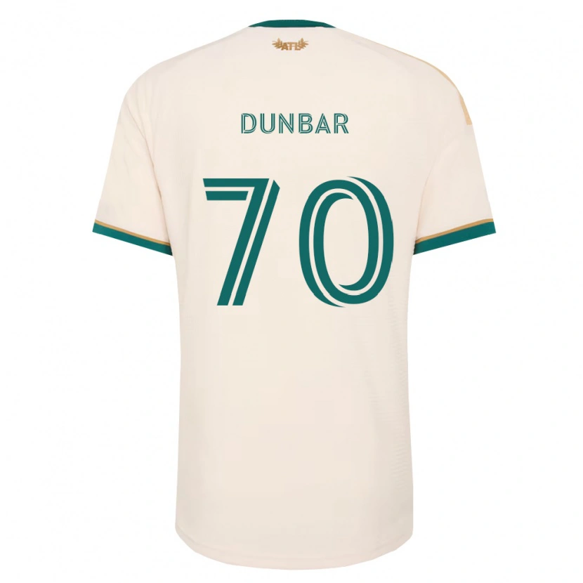 Danxen Barn Cameron Dunbar #70 Champagne Grønn Bortetrøye Drakt Trøye 2026/27 Skjorter T-Skjorte
