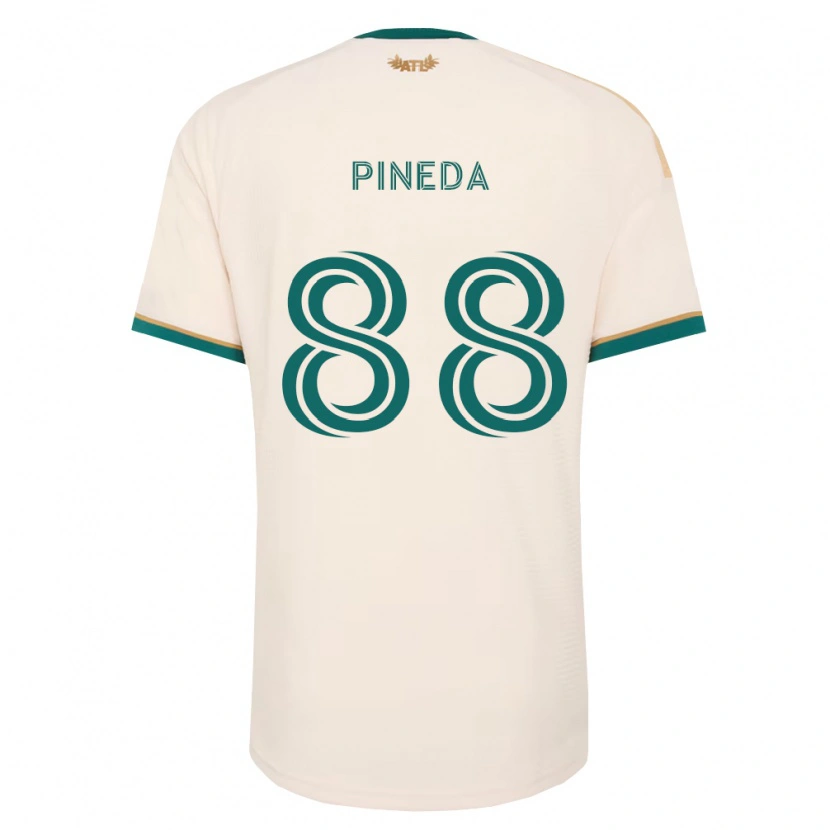 Danxen Barn Miguel Pineda #88 Champagne Grønn Bortetrøye Drakt Trøye 2026/27 Skjorter T-Skjorte