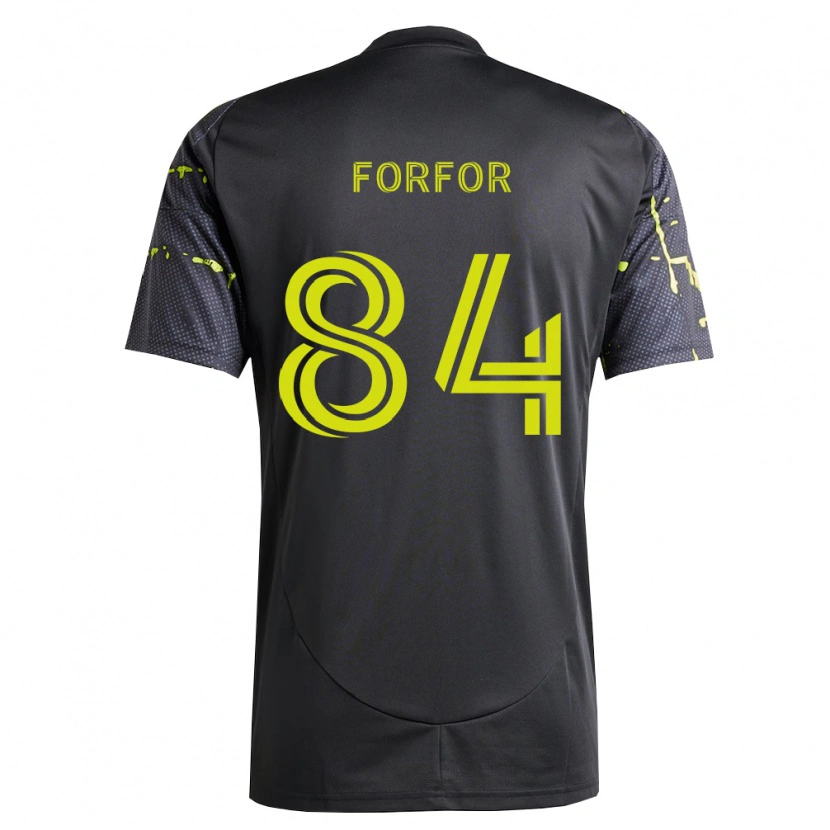 Danxen Barn Prince Forfor #84 Fluorescerende Gul Svart Bortetrøye Drakt Trøye 2026/27 Skjorter T-Skjorte