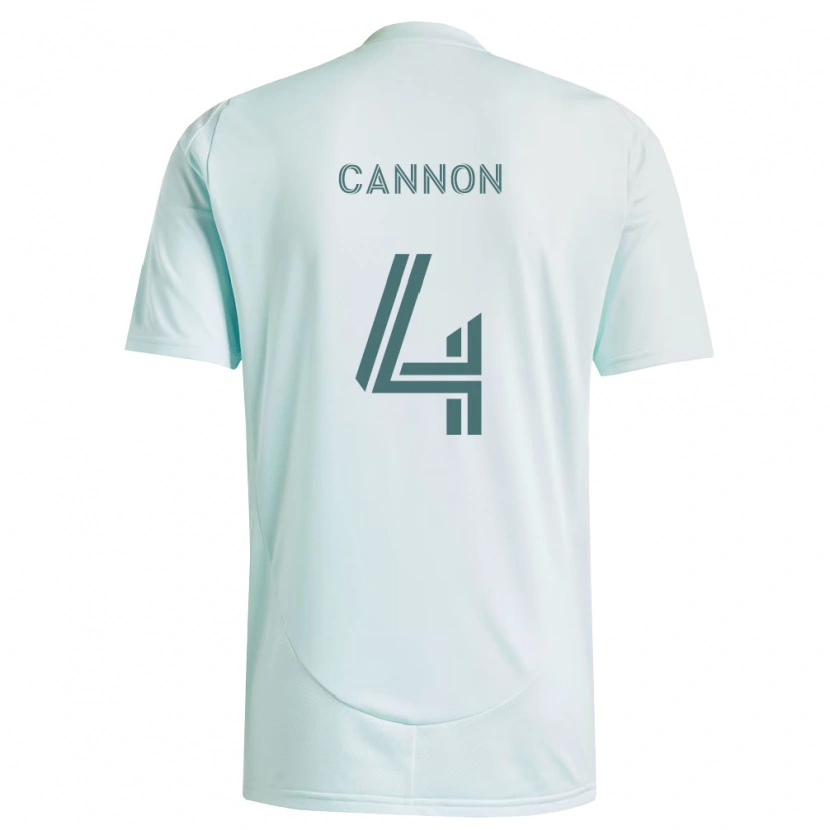 Danxen Barn Reggie Cannon #4 Hvit Lys Grønn Bortetrøye Drakt Trøye 2026/27 Skjorter T-Skjorte