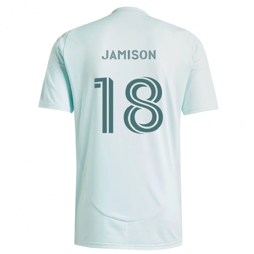 Danxen Barn Bryce Jamison #18 Hvit Lys Grønn Bortetrøye Drakt Trøye 2026/27 Skjorter T-Skjorte