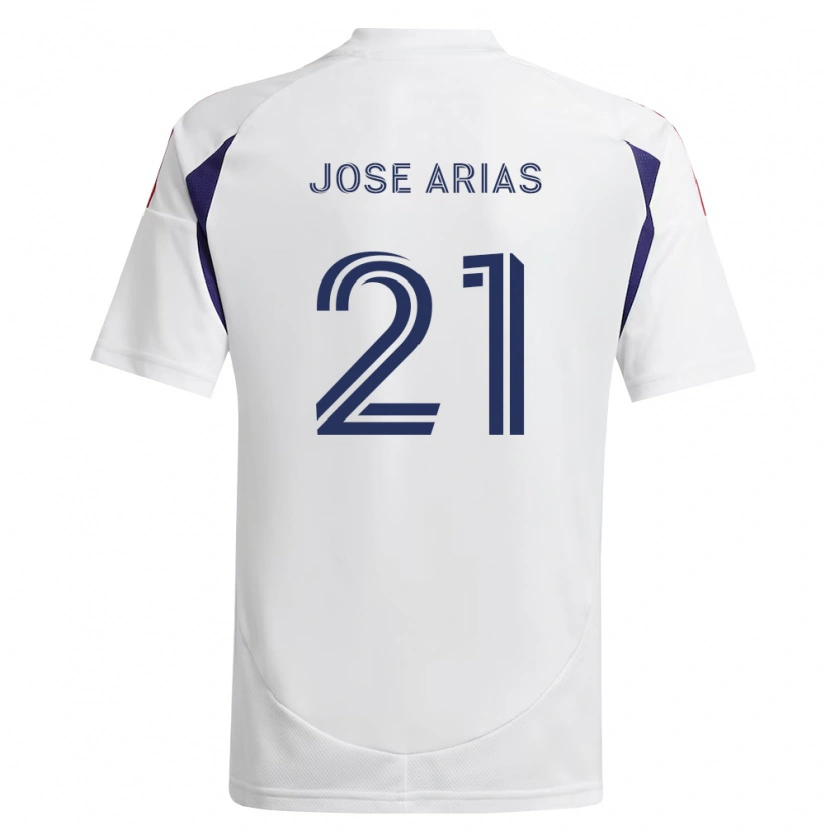 Danxen Barn Juan Jose Arias #21 Kongelig Blå Rød Brun Bortetrøye Drakt Trøye 2026/27 Skjorter T-Skjorte