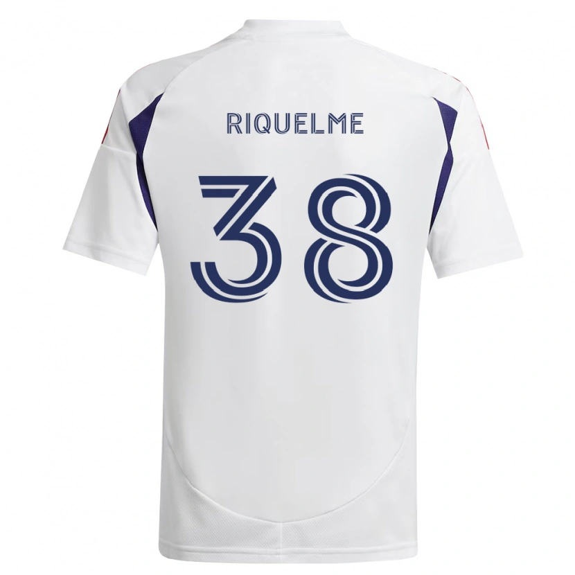 Danxen Barn Antonio Riquelme #38 Kongelig Blå Rød Brun Bortetrøye Drakt Trøye 2026/27 Skjorter T-Skjorte