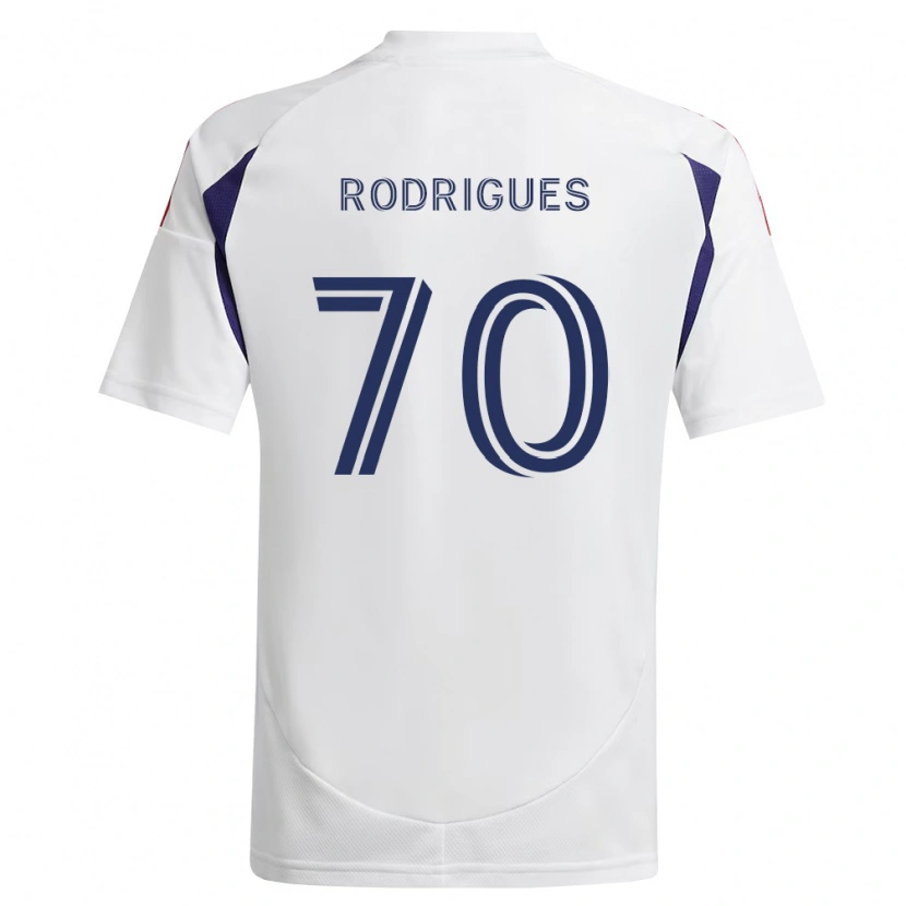 Danxen Barn Lineker Rodrigues #70 Kongelig Blå Rød Brun Bortetrøye Drakt Trøye 2026/27 Skjorter T-Skjorte