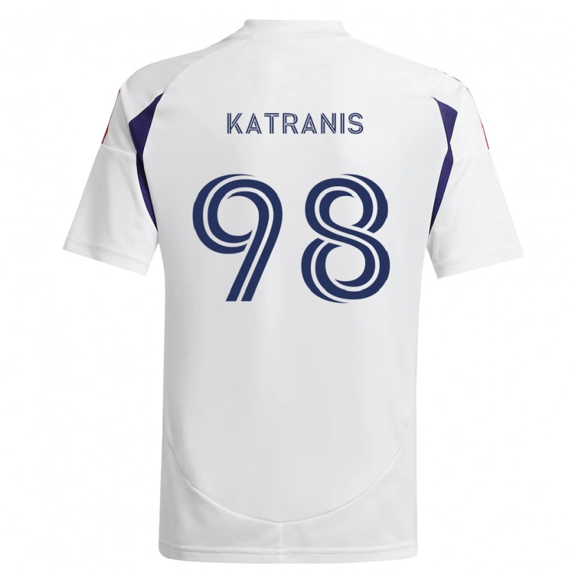 Danxen Barn Alexandros Katranis #98 Kongelig Blå Rød Brun Bortetrøye Drakt Trøye 2026/27 Skjorter T-Skjorte