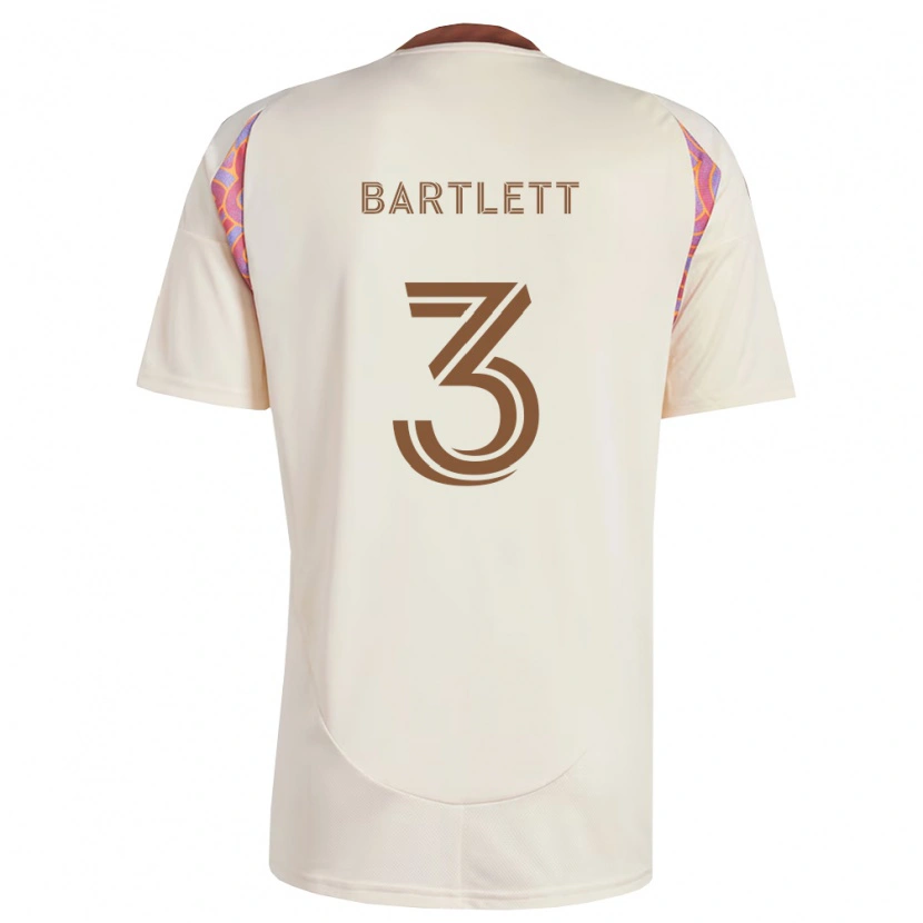 Danxen Barn Lucas Bartlett #3 Off-White Rosa Bortetrøye Drakt Trøye 2026/27 Skjorter T-Skjorte