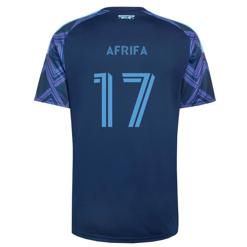 Danxen Barn Stephen Afrifa #17 Kongelig Blå Lilla Bortetrøye Drakt Trøye 2026/27 Skjorter T-Skjorte