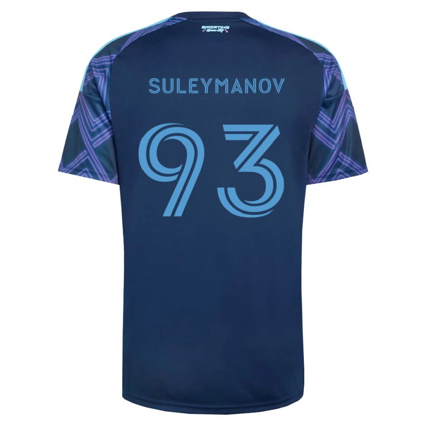 Danxen Barn Shapi Suleymanov #93 Kongelig Blå Lilla Bortetrøye Drakt Trøye 2026/27 Skjorter T-Skjorte