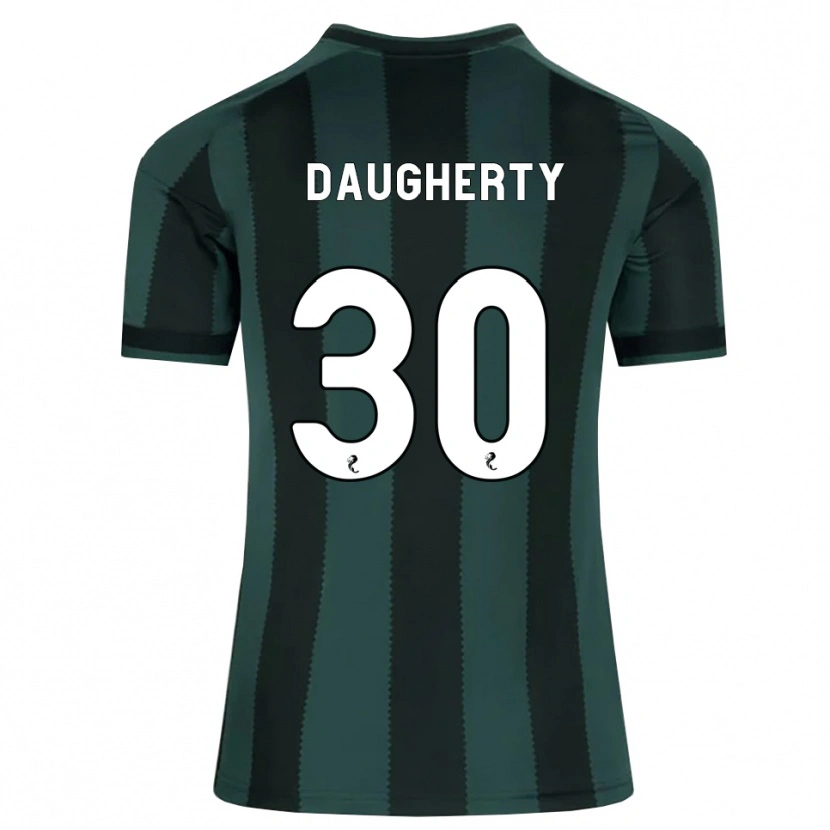 Danxen Barn Kelsey Daugherty #30 Mørk Skifergrå Svart Bortetrøye Drakt Trøye 2026/27 Skjorter T-Skjorte