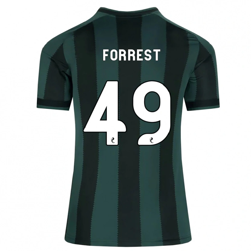 Danxen Barn James Forrest #49 Mørk Skifergrå Svart Bortetrøye Drakt Trøye 2026/27 Skjorter T-Skjorte