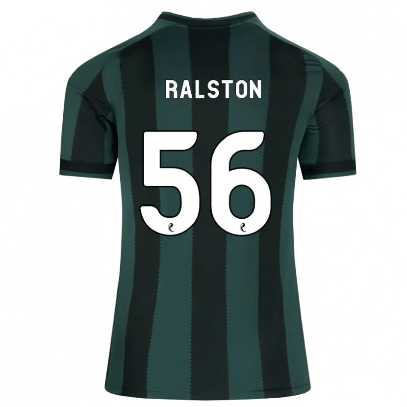 Danxen Barn Anthony Ralston #56 Mørk Skifergrå Svart Bortetrøye Drakt Trøye 2026/27 Skjorter T-Skjorte
