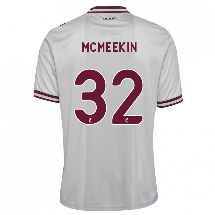 Danxen Barn Keir Mcmeekin #32 Hvit Burgunder Bortetrøye Drakt Trøye 2026/27 Skjorter T-Skjorte