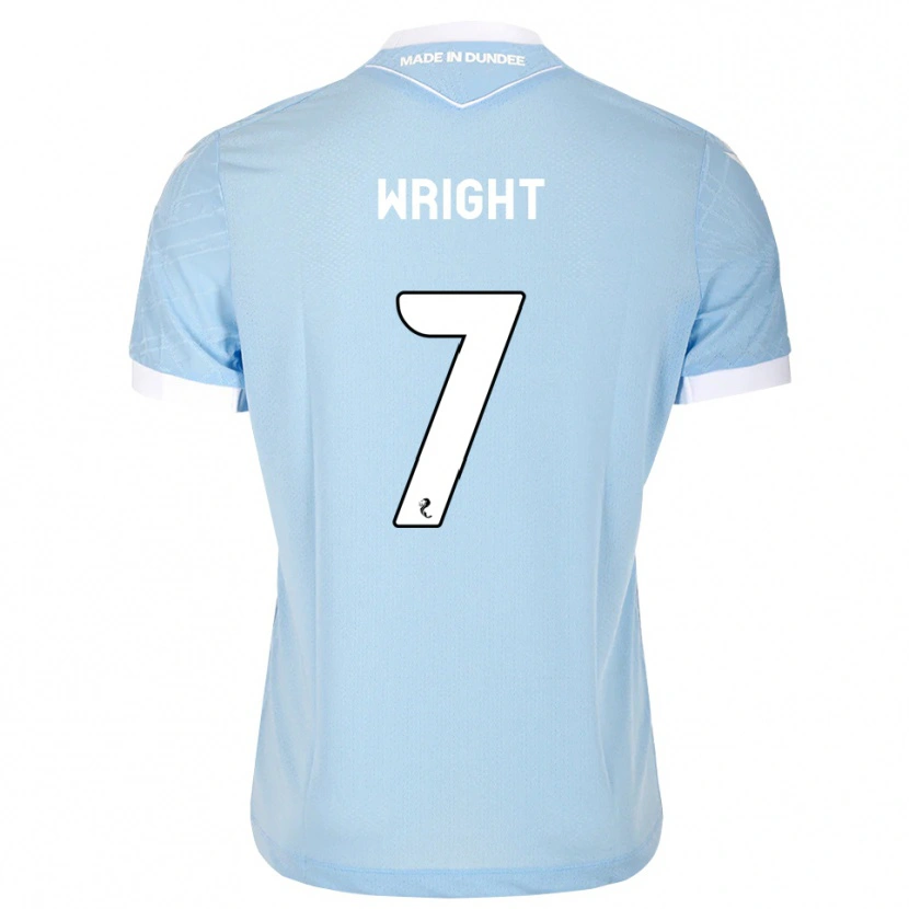 Danxen Barn Drey Wright #7 Lys Himmelblå Hvit Bortetrøye Drakt Trøye 2026/27 Skjorter T-Skjorte