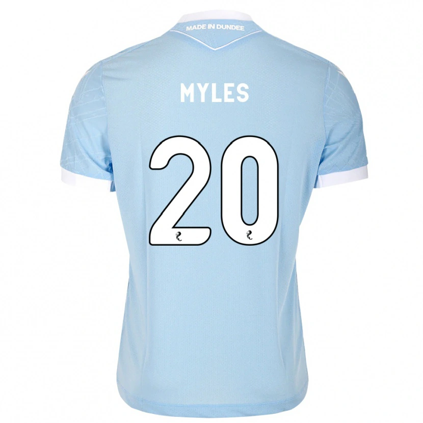 Danxen Barn Logan Myles #20 Lys Himmelblå Hvit Bortetrøye Drakt Trøye 2026/27 Skjorter T-Skjorte