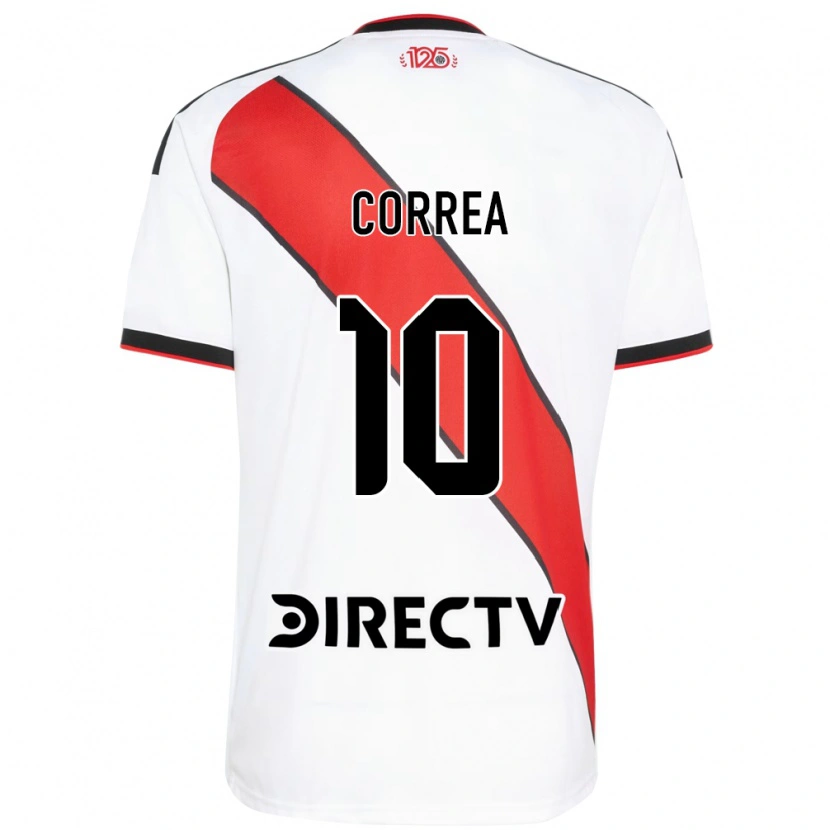 Danxen Mann Ángel Correa #10 Rød Hvit Svart Hjemmetrøye Drakt Trøye 2026/27 Skjorter T-Skjorte