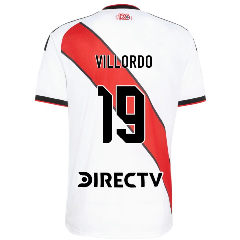 Danxen Mann Juan Villordo #19 Rød Hvit Svart Hjemmetrøye Drakt Trøye 2026/27 Skjorter T-Skjorte