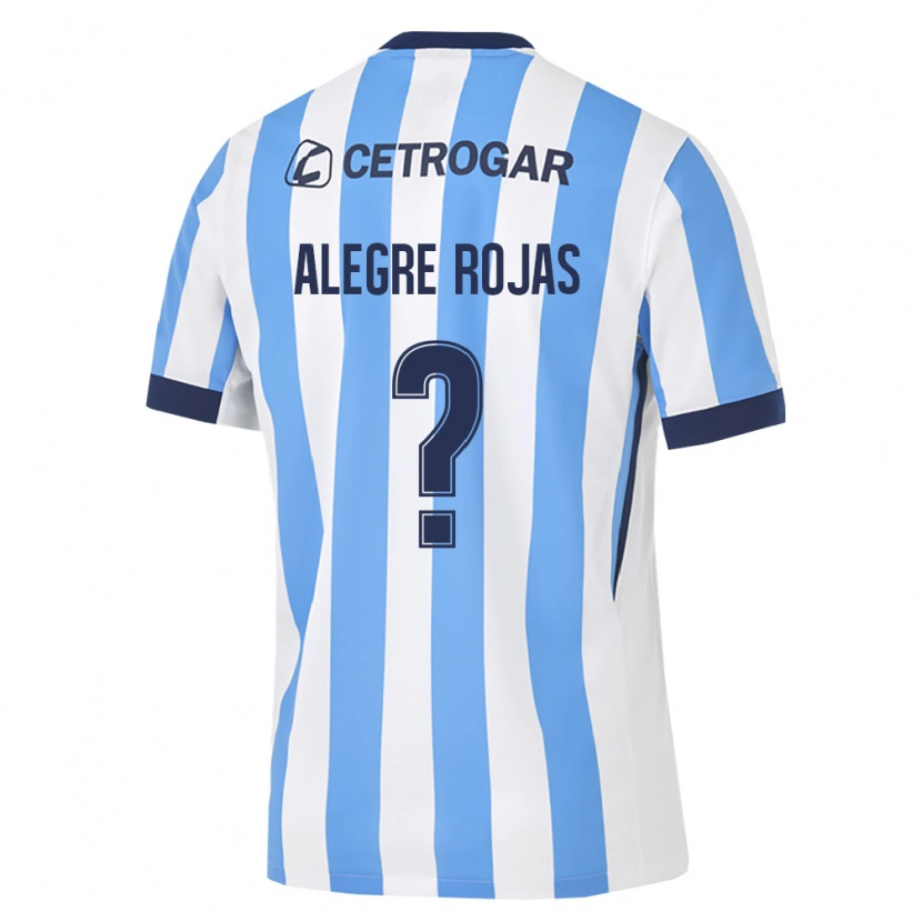Danxen Mann Gerardo Alegre Rojas #0 Lyseblå Hvit Svart Hjemmetrøye Drakt Trøye 2026/27 Skjorter T-Skjorte