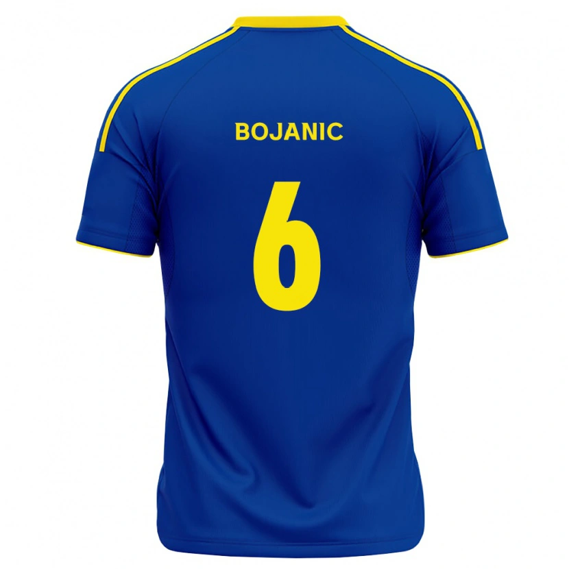Danxen Mann Darijan Bojanic #6 Kongelig Blå Gul Hjemmetrøye Drakt Trøye 2026/27 Skjorter T-Skjorte