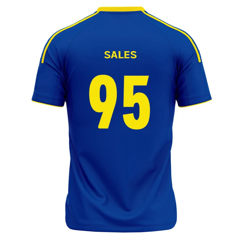 Danxen Mann Matheus Sales #95 Kongelig Blå Gul Hjemmetrøye Drakt Trøye 2026/27 Skjorter T-Skjorte