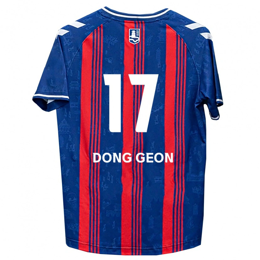 Danxen Mann Dong-Geon No #17 Blå Rød Hvit Hjemmetrøye Drakt Trøye 2026/27 Skjorter T-Skjorte