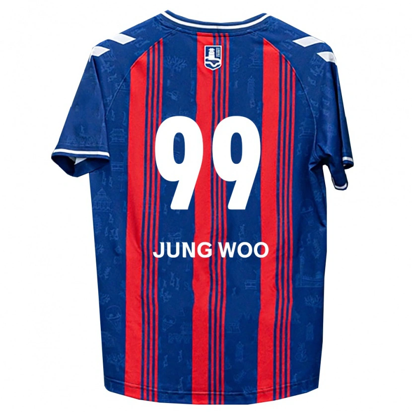 Danxen Mann Jung-Woo Ha #99 Blå Rød Hvit Hjemmetrøye Drakt Trøye 2026/27 Skjorter T-Skjorte