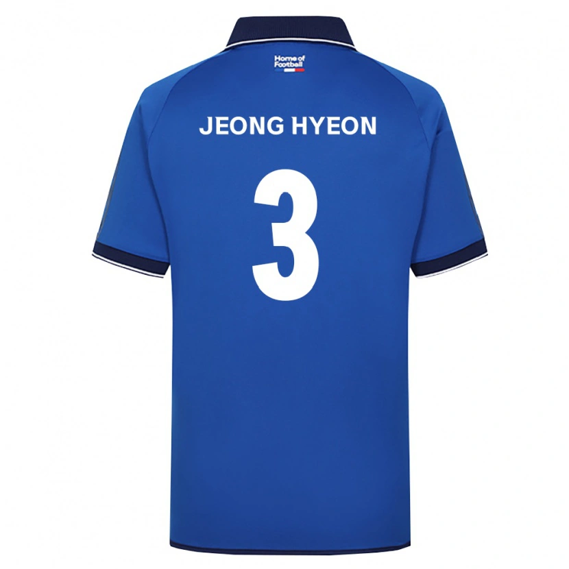 Danxen Mann Jeong-Hyeon Kim #3 Kongelig Blå Hvit Rød Hjemmetrøye Drakt Trøye 2026/27 Skjorter T-Skjorte