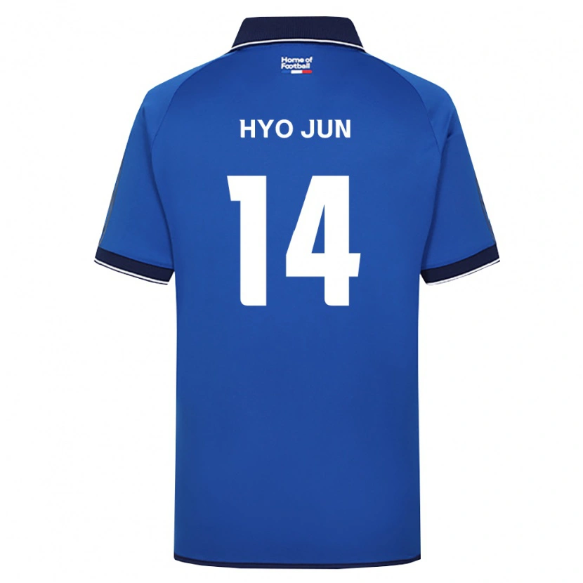 Danxen Mann Hyo-Jun Sun #14 Kongelig Blå Hvit Rød Hjemmetrøye Drakt Trøye 2026/27 Skjorter T-Skjorte