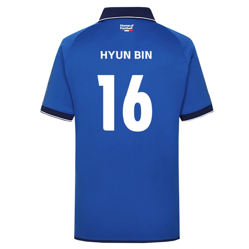 Danxen Mann Hyun-Bin Park #16 Kongelig Blå Hvit Rød Hjemmetrøye Drakt Trøye 2026/27 Skjorter T-Skjorte