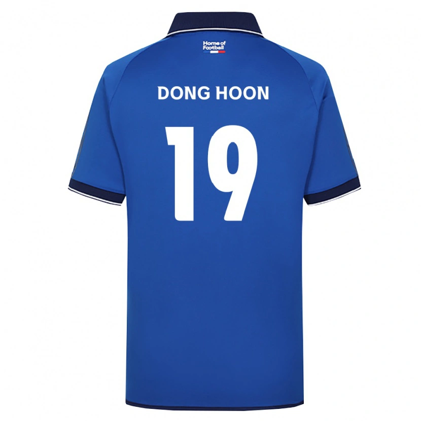 Danxen Mann Dong-Hoon Kim #19 Kongelig Blå Hvit Rød Hjemmetrøye Drakt Trøye 2026/27 Skjorter T-Skjorte
