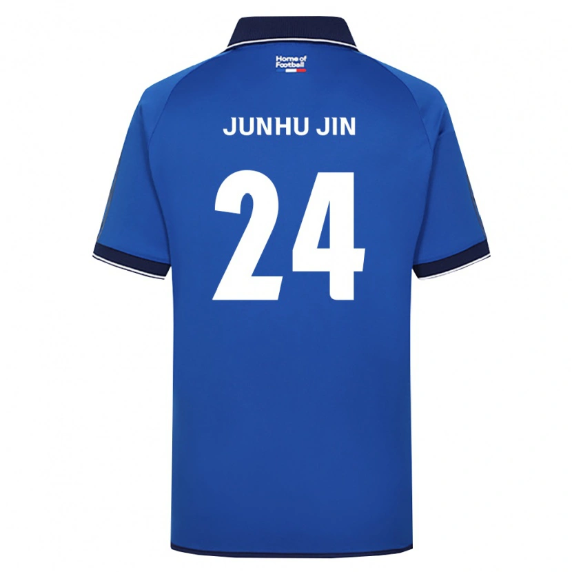 Danxen Mann Junhu Jin #24 Kongelig Blå Hvit Rød Hjemmetrøye Drakt Trøye 2026/27 Skjorter T-Skjorte