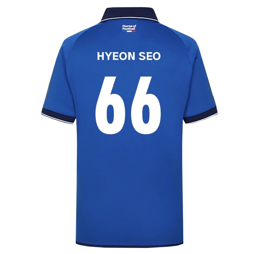 Danxen Mann Hyeon-Seo Han #66 Kongelig Blå Hvit Rød Hjemmetrøye Drakt Trøye 2026/27 Skjorter T-Skjorte