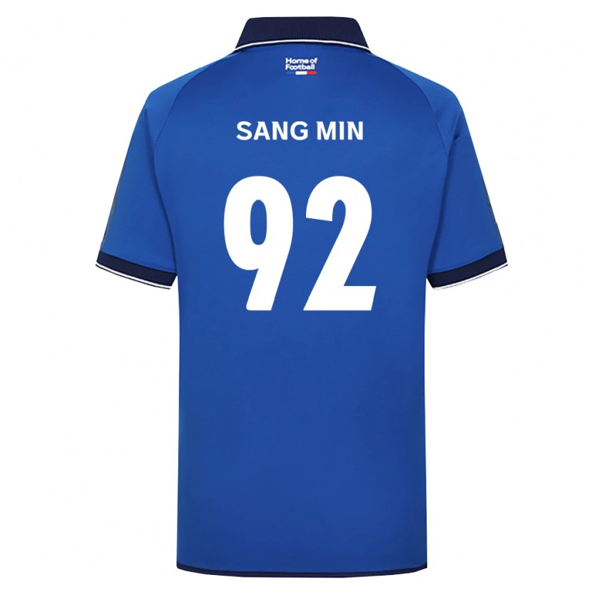 Danxen Mann Sang-Min Lee #92 Kongelig Blå Hvit Rød Hjemmetrøye Drakt Trøye 2026/27 Skjorter T-Skjorte