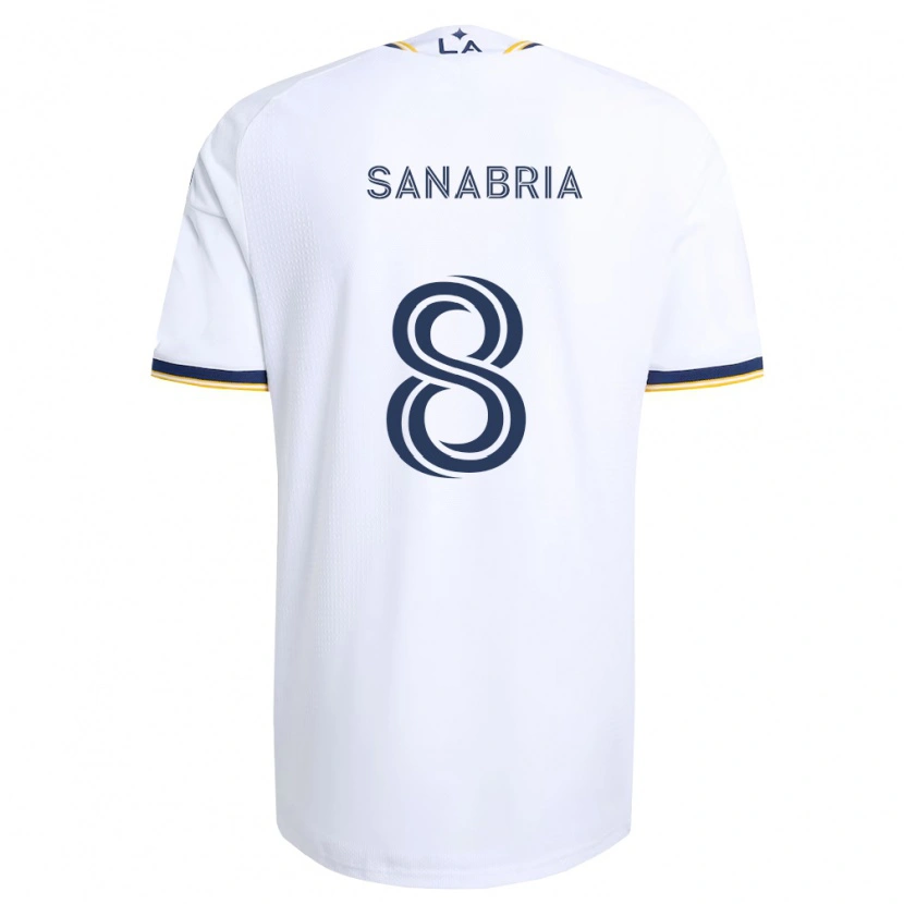 Danxen Mann Lucas Sanabria #8 Blå Gul Og Hvit Hjemmetrøye Drakt Trøye 2026/27 Skjorter T-Skjorte