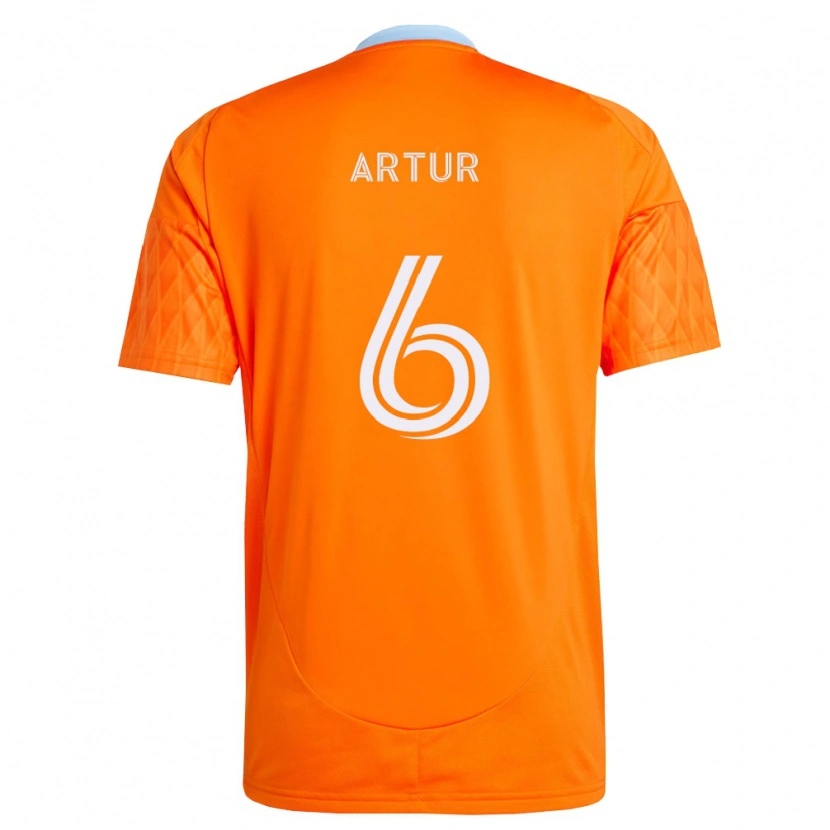 Danxen Mann José Artur De Lima Júnior #6 Oransje Hvit Hjemmetrøye Drakt Trøye 2026/27 Skjorter T-Skjorte