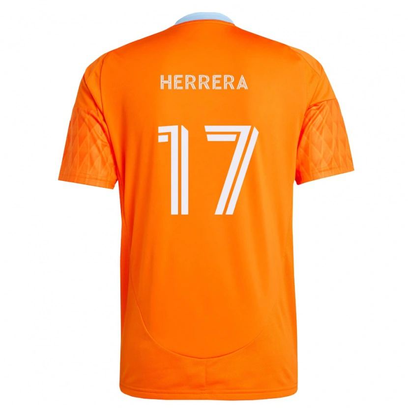 Danxen Mann D'alessandro Herrera #17 Oransje Hvit Hjemmetrøye Drakt Trøye 2026/27 Skjorter T-Skjorte