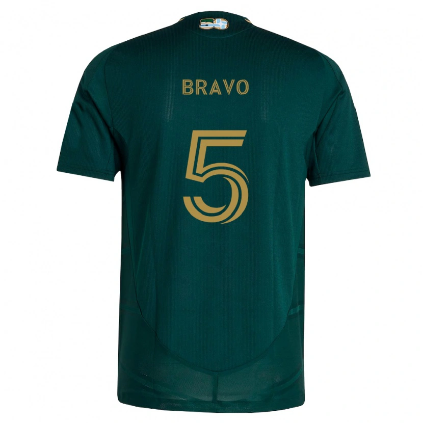 Danxen Mann Claudio Bravo #5 Mørk Grønn Brun Hjemmetrøye Drakt Trøye 2026/27 Skjorter T-Skjorte