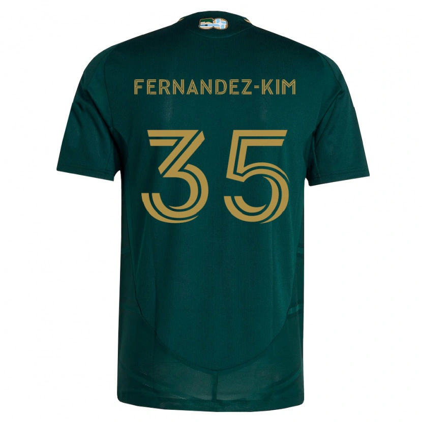 Danxen Mann Lucas Fernandez-Kim #35 Mørk Grønn Brun Hjemmetrøye Drakt Trøye 2026/27 Skjorter T-Skjorte