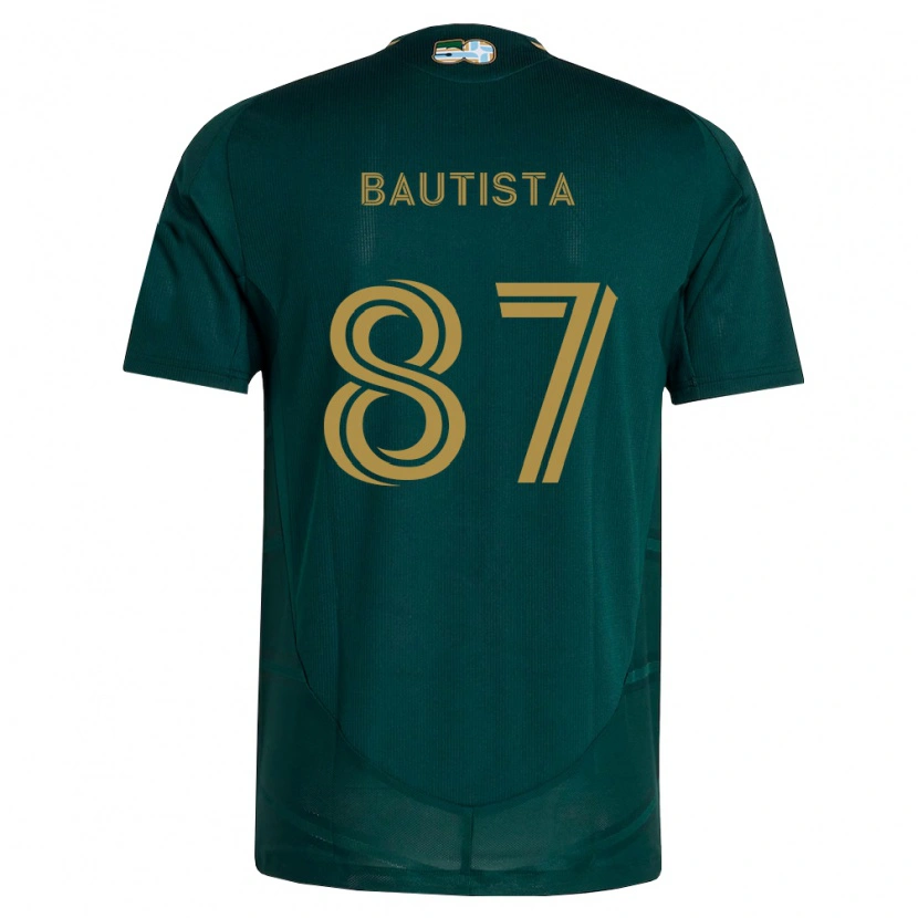 Danxen Mann Ricardo Bautista #87 Mørk Grønn Brun Hjemmetrøye Drakt Trøye 2026/27 Skjorter T-Skjorte