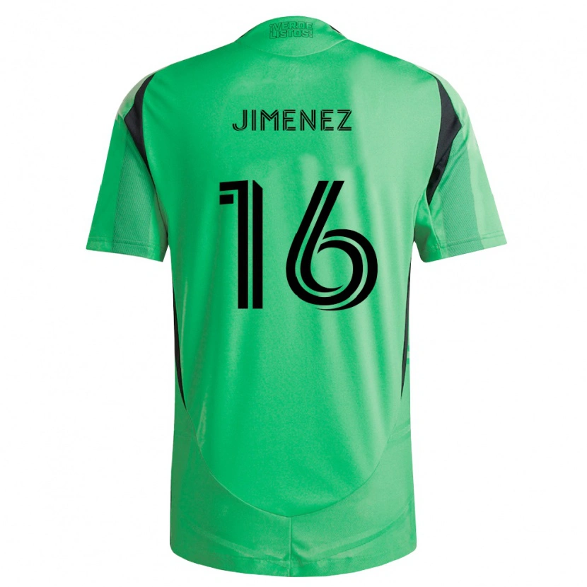 Danxen Mann Héctor Jiménez #16 Smaragdgrønn Svart Hjemmetrøye Drakt Trøye 2026/27 Skjorter T-Skjorte