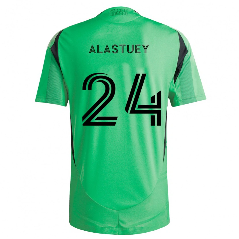 Danxen Mann Jorge Alastuey #24 Smaragdgrønn Svart Hjemmetrøye Drakt Trøye 2026/27 Skjorter T-Skjorte