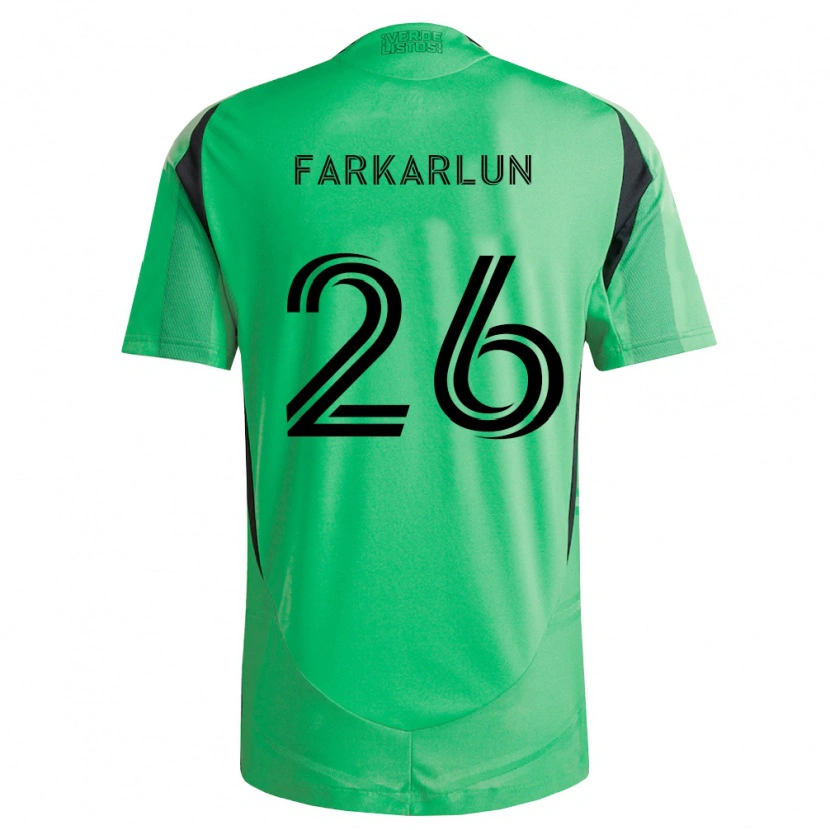 Danxen Mann Jimmy Farkarlun #26 Smaragdgrønn Svart Hjemmetrøye Drakt Trøye 2026/27 Skjorter T-Skjorte