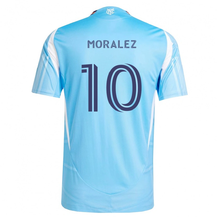 Danxen Mann Maxi Moralez #10 Himmel Blå Hvit Hjemmetrøye Drakt Trøye 2026/27 Skjorter T-Skjorte