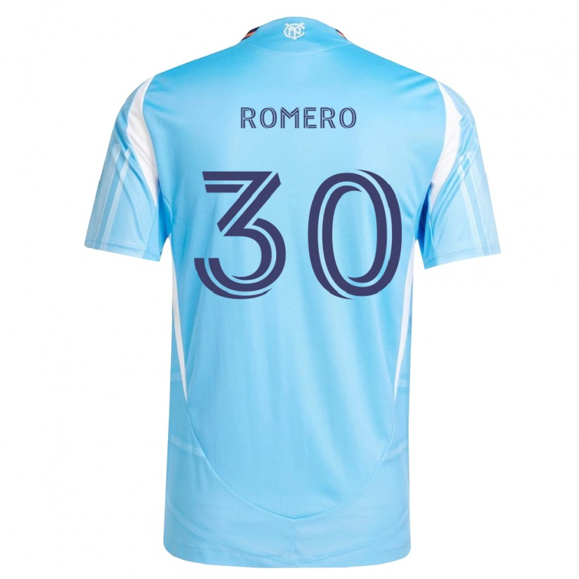 Danxen Mann Tomás Romero #30 Himmel Blå Hvit Hjemmetrøye Drakt Trøye 2026/27 Skjorter T-Skjorte